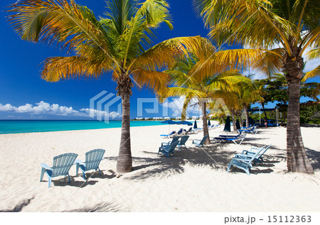 Beautiful Caribbean beach 15112363