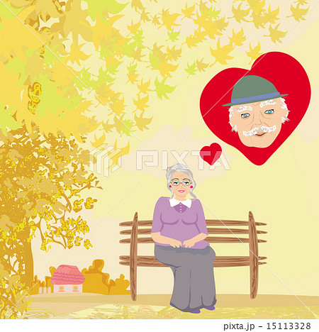 the old lady thinks about the man she loves 15113328