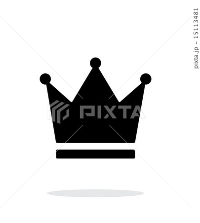 Crown King icon on white background. 15113481