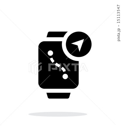 Navigation And Gps In Smart Watch Simple Icon のイラスト素材