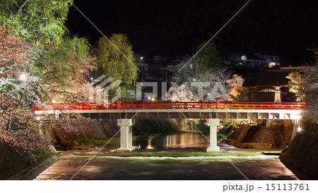 飛騨高山 中橋ライトアップ 15113761