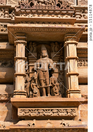 sculpture of Male Deity on Lakshmana temple 15114878