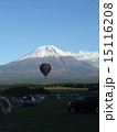 富士山と気球 15116208