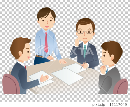 ビジネス会議 オフィスのイラスト素材 ビジネス会議 オフィスのイラスト素材