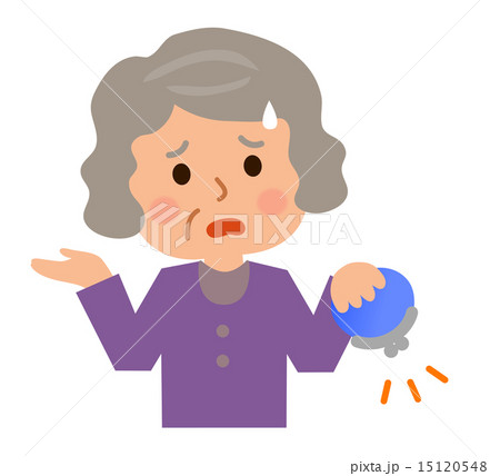 おばあさんお財布もつ悲しい おばあさんお財布もつ悲しい 15120548