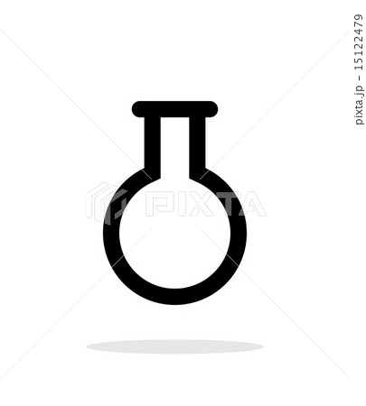 Empty florence flask simple icon on white background. 15122479