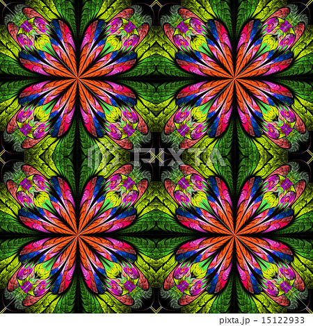 Multicolored symmetrical pattern Multicolored symmetrical pattern 15122933