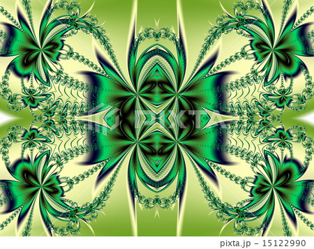 Flower pattern in fractal design.  15122990
