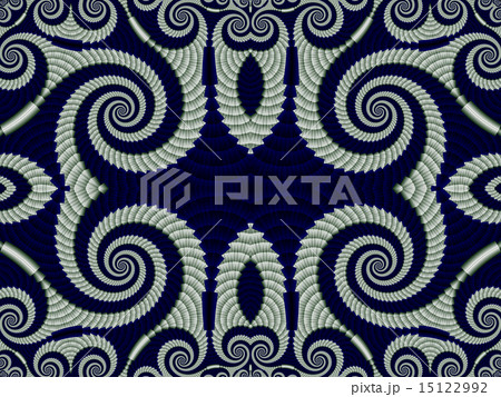 Symmetrical Pattern from Spiral fractal.  15122992