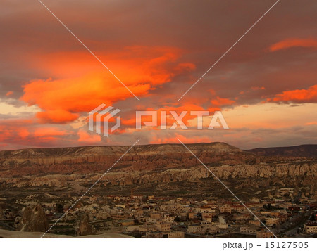 夕暮れのカッパドキア 15127505