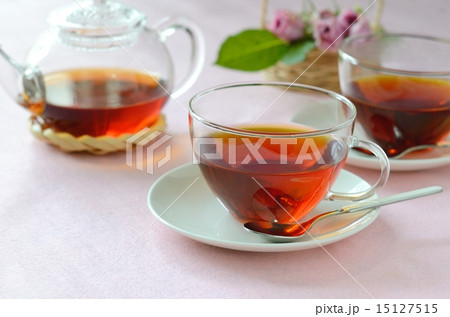 ティータイム ピンクのバラと紅茶 ティータイム ピンクのバラと紅茶 15127515