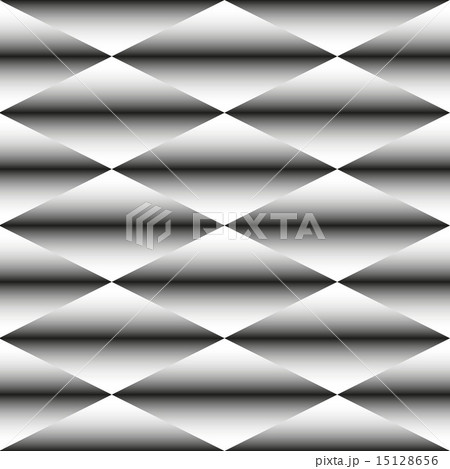 Geometric monochrome seamless pattern of rhombus 15128656