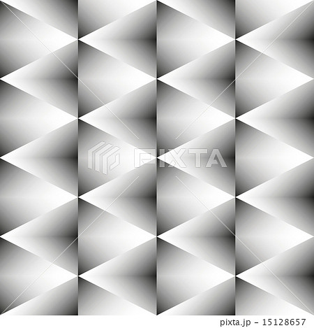 Geometric monochrome seamless pattern of rhombus Geometric monochrome seamless pattern of rhombus 15128657