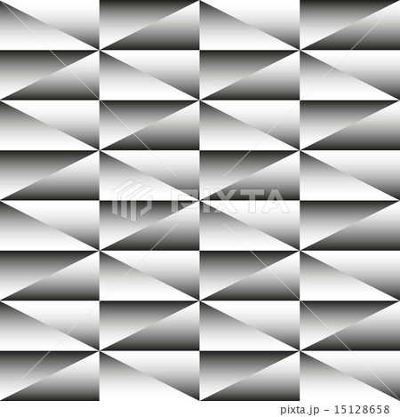 Geometric monochrome seamless pattern of triangles 15128658