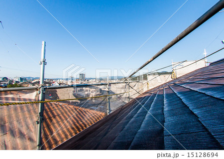 外壁工事　屋根塗装前 15128694