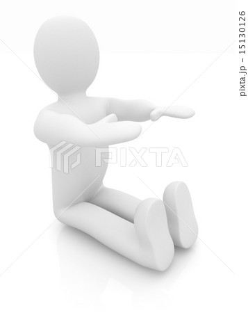 3d man isolated on white. Series 3d man isolated on white. Series 15130126