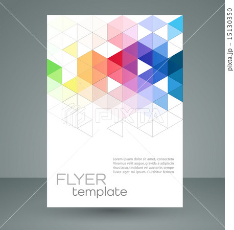 Vector abstract geometric background with triangle 15130350