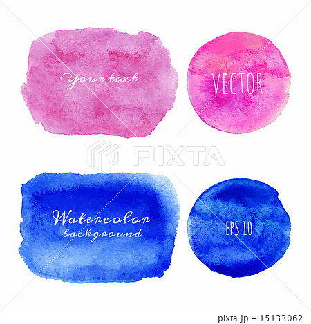 Wet Watercolor Backgrounds. Hand Painted.  15133062