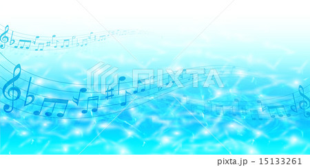 海 波紋 音符 海 波紋 音符 15133261