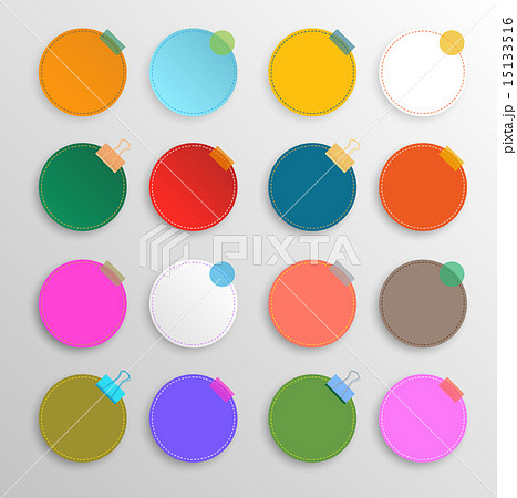 Colorful circle set celebration background. 15133516