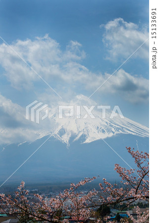 桜が満開の新倉山浅間神社 桜が満開の新倉山浅間神社 15133691
