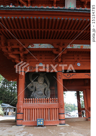 高野山の大門 金剛力士像 高野山開創1200年 高野山の大門 金剛力士像 高野山開創1200年 15134785