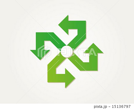 gradient circle arrows 15136797