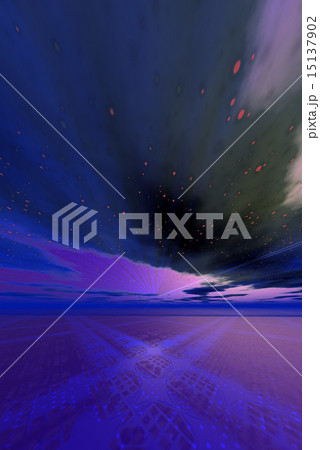 黒い夜空 15137902
