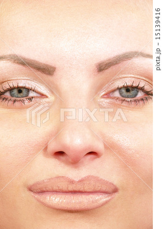 Beautiful woman face. Beautiful woman face. 15139416