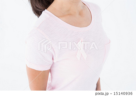 Women in pink for breast cancer awareness 15140936