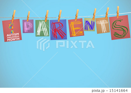 Composite image of autism awareness month 15141664