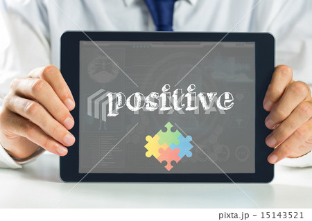 Positive against medical biology interface in blue 15143521