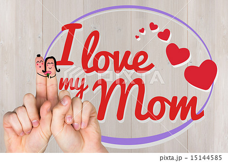 Composite image of fingers as a couple 15144585