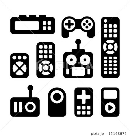 Remote Control Icons Set 15148675