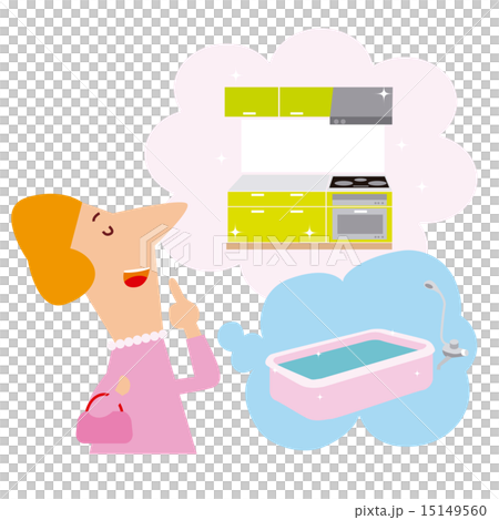 リフォームを夢見る奥様 15149560