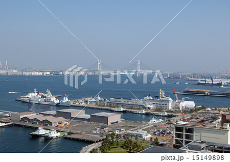 横浜港　ベイブリッジ 15149898
