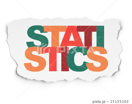 Finance concept: Statistics on Torn Paper background 15155103