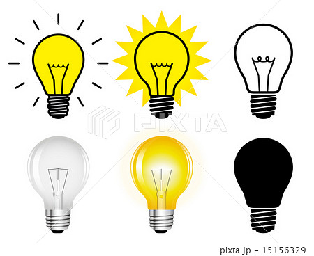 電球のイラスト素材 15156329 Pixta