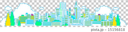 仙台市街のイラスト 15156818