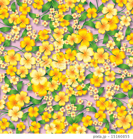 abstract seamless spring floral ornament 15160855
