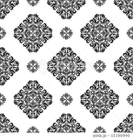 Damask Seamless Pattern. Orient Background Damask Seamless Pattern. Orient Background 15160940