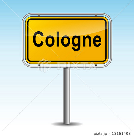 Vector cologne signpost Vector cologne signpost 15161408