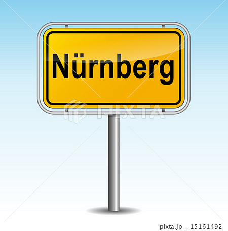 Vector nuremberg signpost Vector nuremberg signpost 15161492