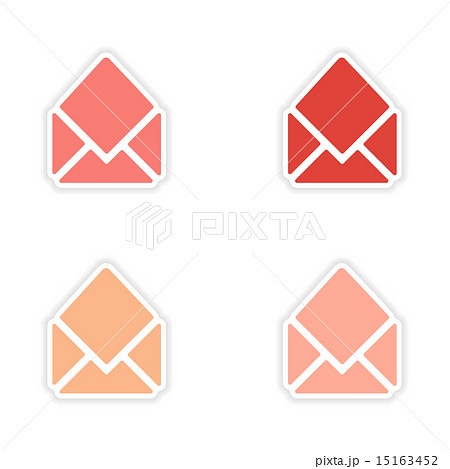 assembly realistic sticker design on paper email assembly realistic sticker design on paper email 15163452