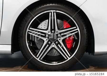 New car tyre closeup photo New car tyre closeup photo 15165284