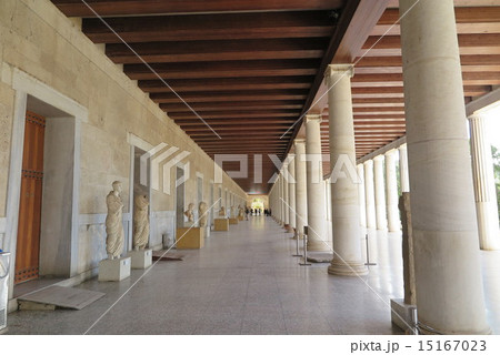 アテネの古代遺跡・アタロスの柱廊(Stoa of Attalos) アテネの古代遺跡・アタロスの柱廊(Stoa of Attalos) 15167023