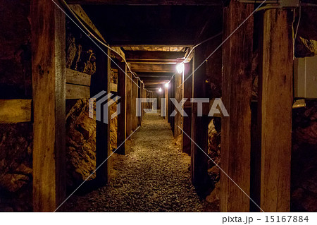 undergroung mine passage in the mountains undergroung mine passage in the mountains 15167884