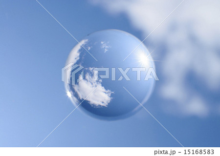球に写った空（地球イメージ） 15168583