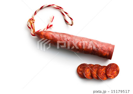 sliced tasty chorizo sausage sliced tasty chorizo sausage 15179517