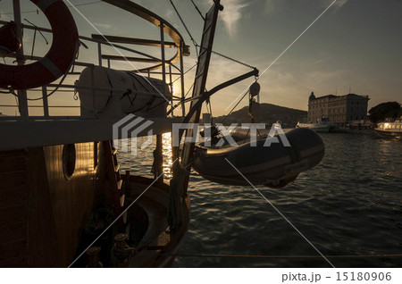 SPLIT/CROATIA - Inflatable hanging from the ste SPLIT/CROATIA - Inflatable hanging from the ste 15180906